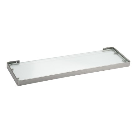 Полка стеклянная, из нержавеющей стали GFmark 80009