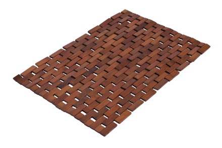 КОВРИК БАМБУКОВЫЙ MOSAIC 42X60X0,65СМ ТЕМНЫЙ 07917