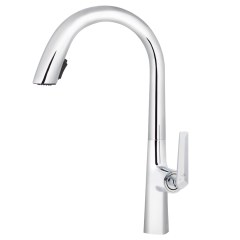 Смеситель KAISER Strike для кухни с выдвижным изливом 09066