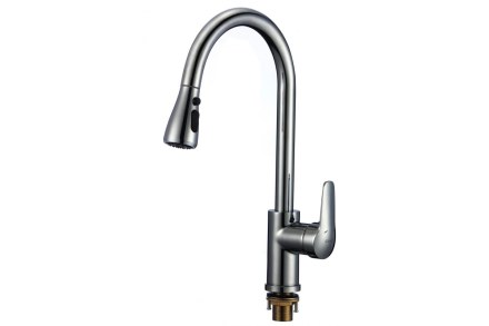 Смеситель для кухонной мойки Savol сатин S-002801L