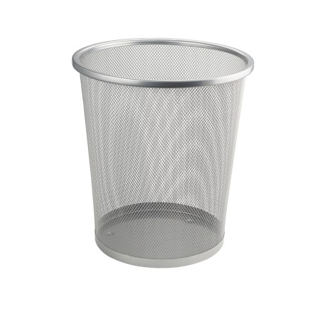 Ведро круглое, 12 л, сетчатое, офисное, металлическое САНАКС 420