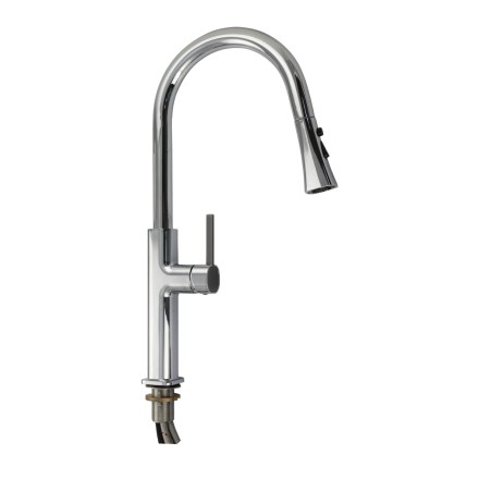 Смеситель кухонный излив вытяжной, хромированный MAGNUS 8240