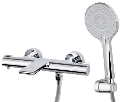 Смеситель KAISER Serio для ванны/душа с термостатом 05322