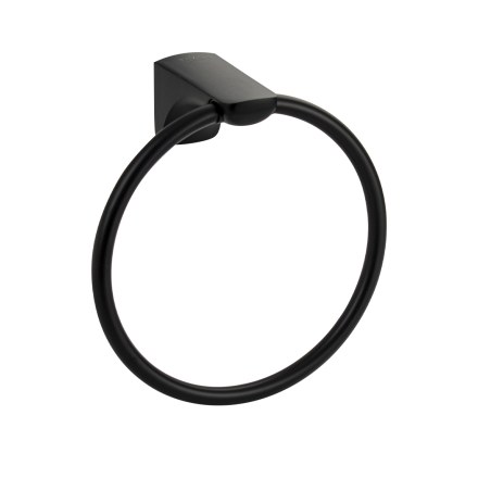 Держатель полотенца чёрный TITAN 76147