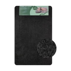 Коврик в ванную СТАНДАРТ черный 50 х 80 см САНАКС 00425