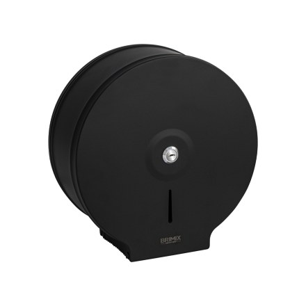 Диспенсер для туалетной бумаги матовая сталь черный BRIMIX 9920