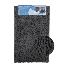 Коврик в ванную Moss серый 50 х 80 см 100% хлопок САНАКС –