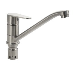 Смеситель кухонный из нержавеющей стали сатин  MAGNUS 9243