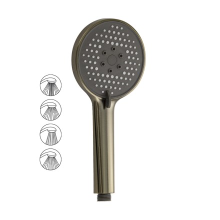 Лейка душевая массажная бронза  GFmark 6079