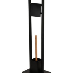Стойка напольная черная/бамбук CASPIAN 90045