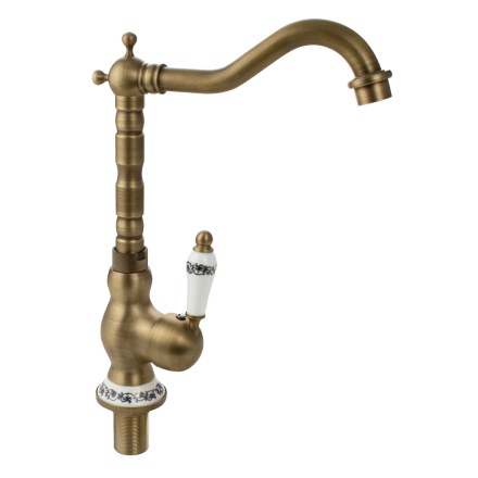 Смеситель для кухни под БРОНЗУ латунь BRIMIX 153
