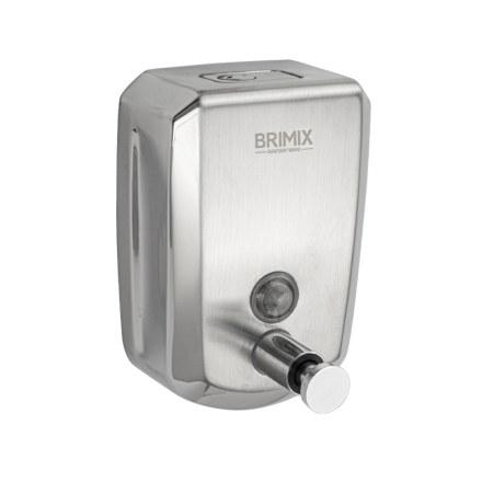 Дозатор жидкого мыла металлический 500 мл  BRIMIX 643