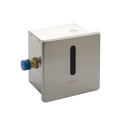 Кран для писсуара, сенсорный со скрытым и открытым подключением сатин BRIMIX 8105