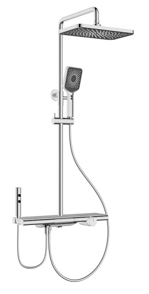 Душевая система KAISER Sano с термостатом и гигиеническим душем 08777