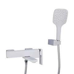 Смеситель для ванны Gappo G3217-8 белый/хром
