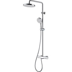 Душевая система с термостатом и каскадным встроенным изливом Gappo G2495-71