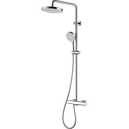 Душевая система с термостатом и каскадным встроенным изливом Gappo G2495-71