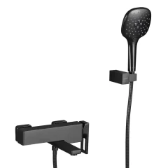 Смеситель для ванны Gappo G3217-9 оружейная сталь