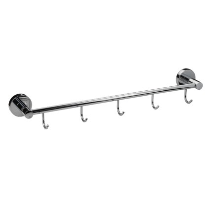 Вешалка с пятью крючками  ХРОМ GFmark 79206