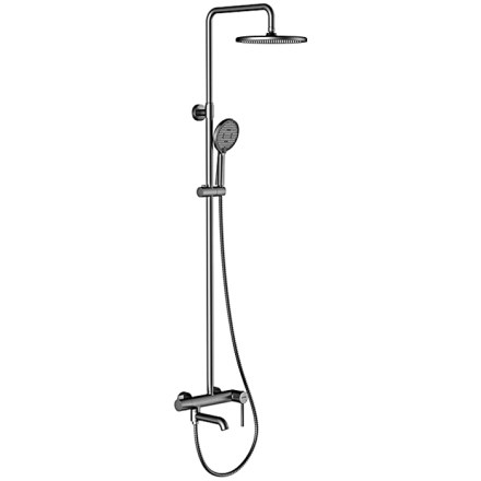 Душевая система Gappo G2406-9 (Оружейная сталь)