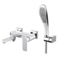 Смеситель для ванны Gappo Noar G3248 белый/хром