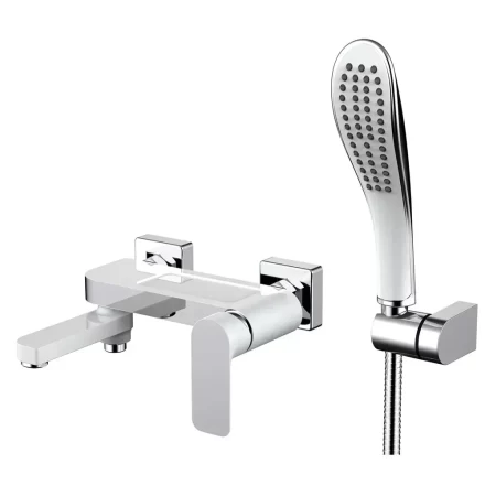 Смеситель для ванны Gappo Noar G3248 белый/хром