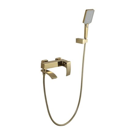 Смеситель для ванны золотой цвет Gappo G3207-3
