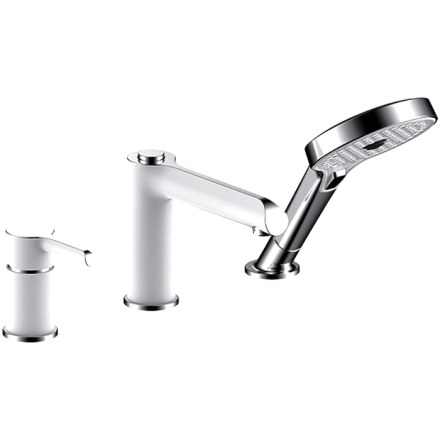 Смеситель на борт ванны Gappo G1103-8 (белый)