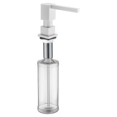 Дозатор для жидкого мыла врезной Gappo G404-8 (белый)