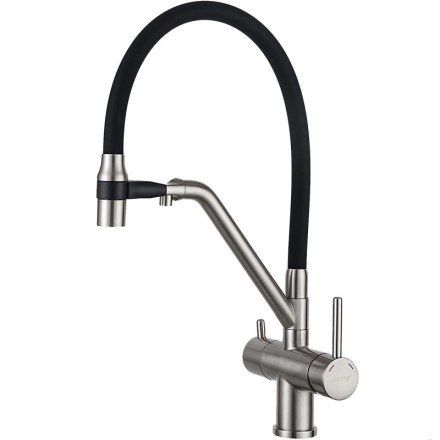 Смеситель для кухни с фильтром Gappo G4398-85 (сатин)