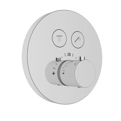 Смеситель  скрытого монтажа с термостатом, 2-х режимный KAISER Sano 08177