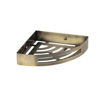 Полочка литая угловая из нержавеющей стали БРОНЗА BRIMIX 5657-B