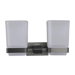Двойной стакан для зубных щеток настенный Gappo G0708-6