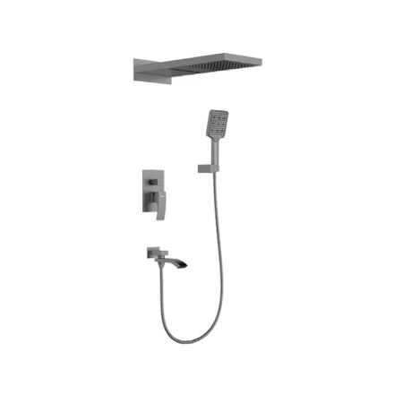 Душевая система Gappo G7107-79 (Оружейная сталь)