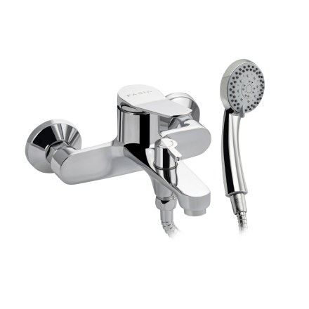 Смеситель в ванную с литым изливом хромированный FABIA 9613