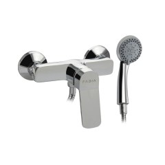 Смеситель для душевой кабины, с гибким душевым шлангом хром.FABIA 9603