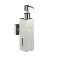 Дозатор для жидкого мыла  250 мл из нержавеющей стали  САТИН BRIMIX 22077