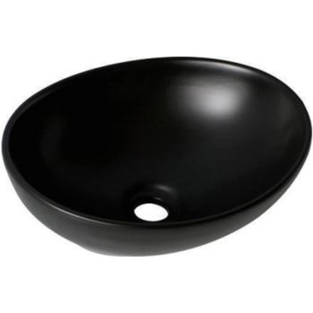 Черный накладной умывальник чаша Gappo GT304-8 (41 * 33 * 14.5 см)