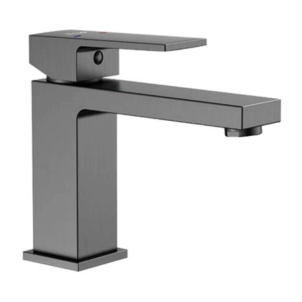 Смеситель для умывальника Frap F1091-9, оружейная сталь