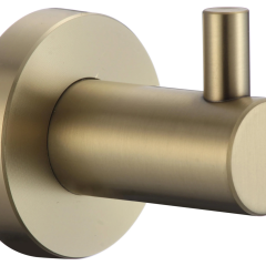 Крючок одинарный S5653C матовое золото