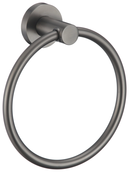 Держатель для полотенец кольцевой S5660G оружейная сталь