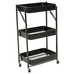 Этажерка складная черная AXENTIA 135934