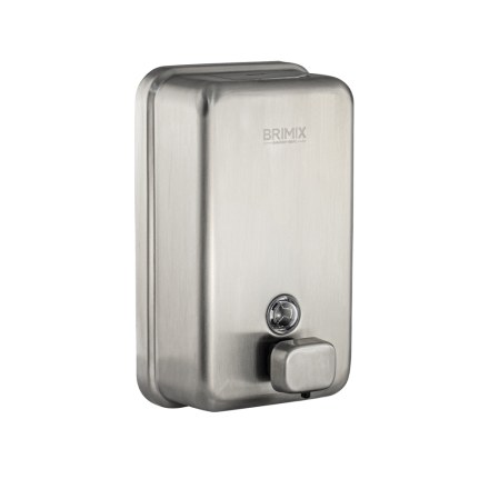 Дозатор для жидкого мыла 1000 мл из нержавеющей стали САТИН BRIMIX 616K