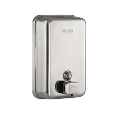 Дозатор для жидкого мыла 1000 м из нержавеющей стали ХРОМ BRIMIX 615K