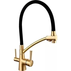 Смеситель для кухни с подключением к питьевому фильтру Gappo G4398-13 (золотой)