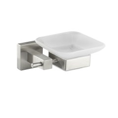 Мыльница стеклянная матовая САТИН GFmark 87004