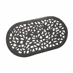 Коврик антискользящий 68х39 GRENADA черн  06760