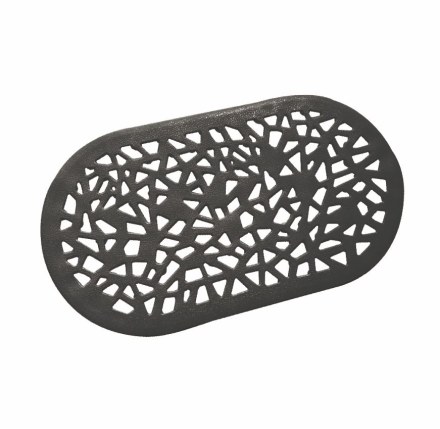 Коврик антискользящий 68х39 GRENADA черн  06760