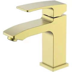 Смеситель для умывальника Raglo R01.10.03 золотой сатин