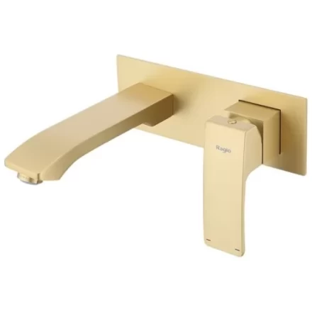 Смеситель для умывальника Raglo R01.11.03 сатин золотой